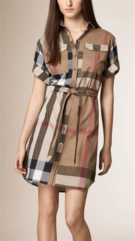 burberry plaid bodycon dress|burberry shirt dress for women.